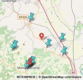 Mappa Via della Costituzione, 53045 Montepulciano SI, Italia (5.22077)