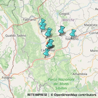 Mappa Via Le Mosse, 62032 Camerino MC, Italia (8.83364)