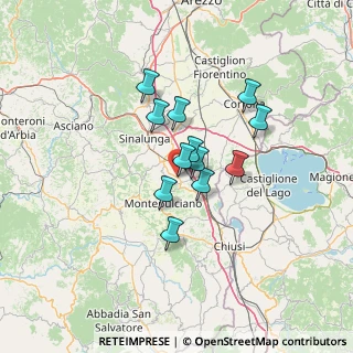 Mappa Abbadia Di Montepulciano, 53045 Abbadia SI, Italia (9.79667)