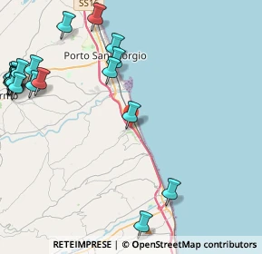 Mappa Strada Statale Adriatica, 63900 Fermo FM, Italia (6.2575)