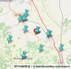 Mappa 53045 Siena SI, Italia (3.96714)