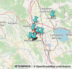 Mappa 53045 Siena SI, Italia (6.95182)