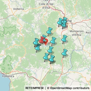 Mappa Località Palazzetto, 53012 Chiusdino SI, Italia (11.91235)