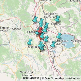 Mappa Via Don Giovanni Minzoni, 53045 Siena SI, Italia (9.95167)