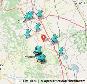 Mappa Via Don Giovanni Minzoni, 53045 Siena SI, Italia (6.83111)