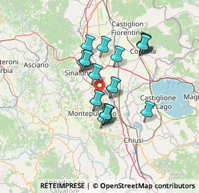 Mappa Via della Costituzione, 53045 Siena SI, Italia (10.889)