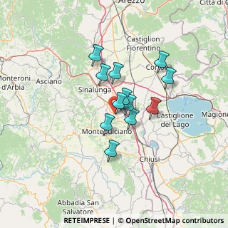 Mappa Via della Costituzione, 53045 Siena SI, Italia (9.88583)