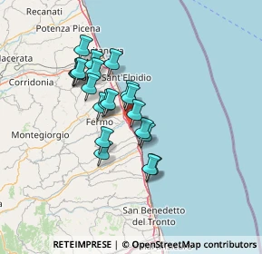 Mappa Via dell'Operosità, 63900 Marina Palmense FM, Italia (11.0795)