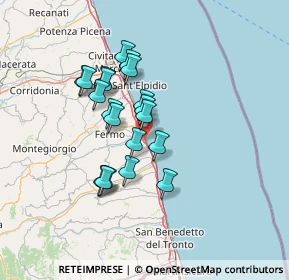 Mappa Via dell'Operosità, 63900 Marina Palmense FM, Italia (11.45)
