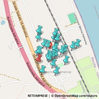 Mappa Via dell'Operosità, 63900 Marina Palmense FM, Italia (0.15)