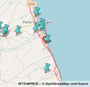 Mappa Via dell'Operosità, 63900 Marina Palmense FM, Italia (5.78615)