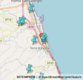 Mappa Via dell'Operosità, 63900 Marina Palmense FM, Italia (3.01167)