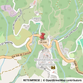Mappa Viale Giacomo Matteotti, 727, 58025 Monterotondo Marittimo, Grosseto (Toscana)
