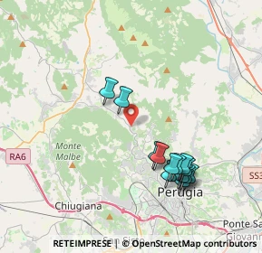 Mappa Cenerente, 06131 Perugia PG, Italia (3.95462)