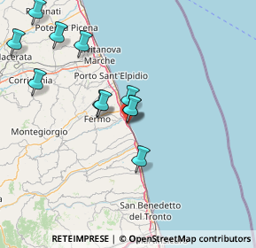 Mappa Via della Fratellanza, 63900 Marina Palmense FM, Italia (15.62455)