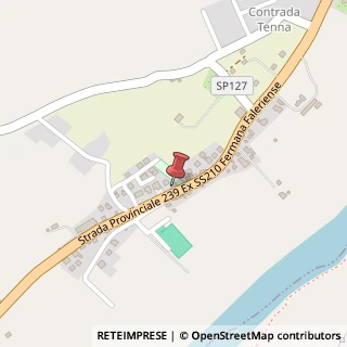 Mappa Via Tenna, 67, 63831 Rapagnano, Fermo (Marche)