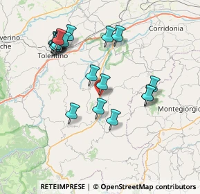 Mappa Contrada Val di Fiastra, 62020 Ripe San Ginesio MC, Italia (7.91)