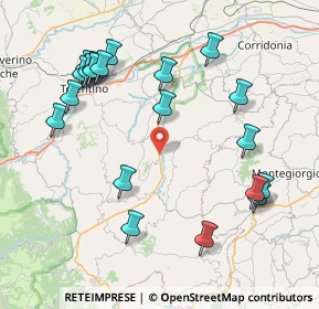 Mappa Contrada Val di Fiastra, 62020 Ripe San Ginesio MC, Italia (9.4065)