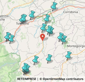 Mappa Contrada Val di Fiastra, 62020 Ripe San Ginesio MC, Italia (9.95)