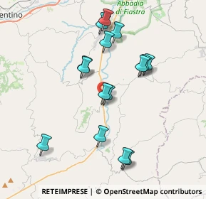 Mappa Contrada Val di Fiastra, 62020 Ripe San Ginesio MC, Italia (3.75733)