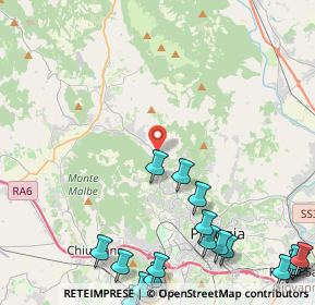 Mappa Via Michele Novaro, 06131 Badioli PG, Italia (6.89722)