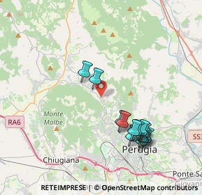 Mappa Via Michele Novaro, 06131 Badioli PG, Italia (4.04692)