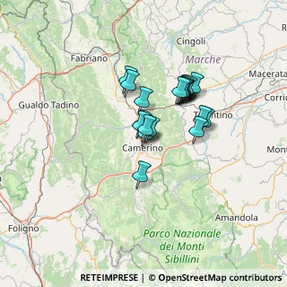 Mappa Via Pallotta, 62032 Camerino MC, Italia (9.871)