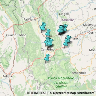 Mappa Via Girolamo Di Giovanni, 62032 Camerino MC, Italia (9.8265)
