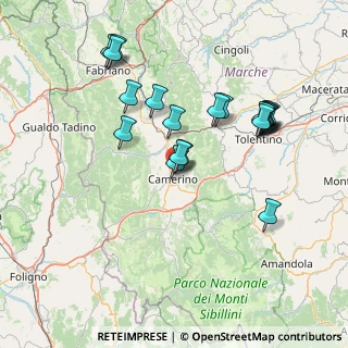 Mappa Via Girolamo Di Giovanni, 62032 Camerino MC, Italia (15.3)