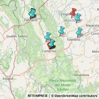 Mappa Via Girolamo Di Giovanni, 62032 Camerino MC, Italia (16.095)