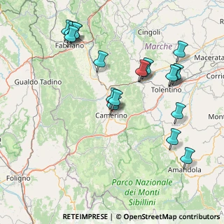 Mappa Via Girolamo Di Giovanni, 62032 Camerino MC, Italia (17.93105)
