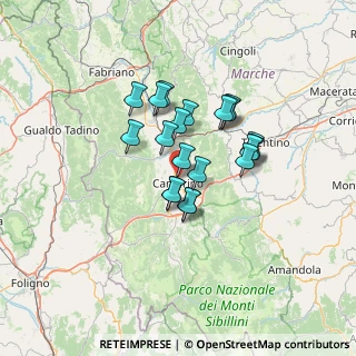 Mappa Via A. D'Accorso, 62032 Camerino MC, Italia (10.1955)