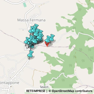 Mappa Via Fontecorata, 63834 Massa Fermana FM, Italia (0.328)