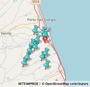 Mappa Contrada Porchia, 63900 Fermo FM, Italia (3.01167)