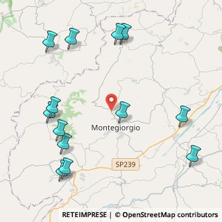Mappa Via San Giorgio, 63833 Montegiorgio FM, Italia (5.59231)