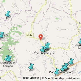 Mappa Via San Giorgio, 63833 Montegiorgio FM, Italia (3.575)