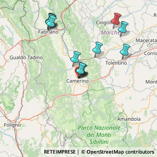 Mappa Via Giustiniani Bandini, 62032 Camerino MC, Italia (16.08857)
