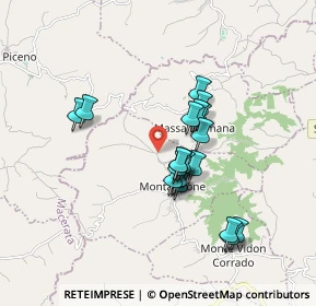 Mappa Via Sole, 63835 Montappone FM, Italia (1.476)