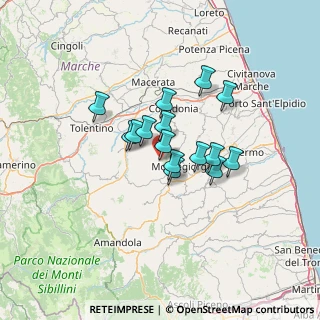 Mappa Via Santa Croce, 63834 Massa Fermana FM, Italia (9.53933)