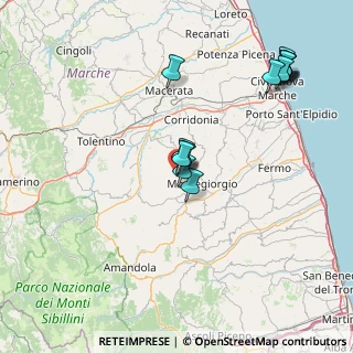 Mappa Via Santa Croce, 63834 Massa Fermana FM, Italia (17.38643)