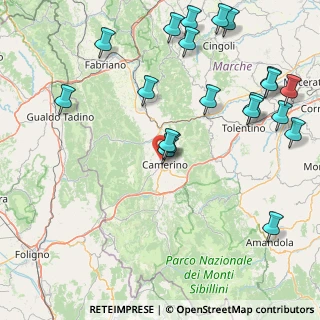 Mappa Via Giulia Piccolomini Cicarelli, 62032 Camerino MC, Italia (21.504)