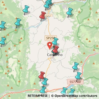 Mappa Via Giulia Piccolomini Cicarelli, 62032 Camerino MC, Italia (6.2765)