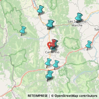 Mappa Via Giulia Piccolomini Cicarelli, 62032 Camerino MC, Italia (8.372)