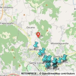 Mappa Via del Poligono, 06131 Perugia PG, Italia (3.4145)
