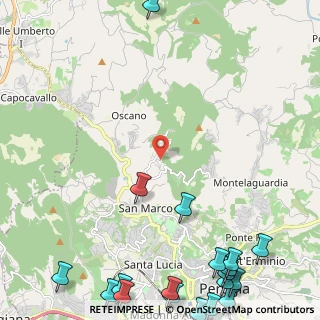 Mappa Via del Poligono, 06131 Perugia PG, Italia (4.013)