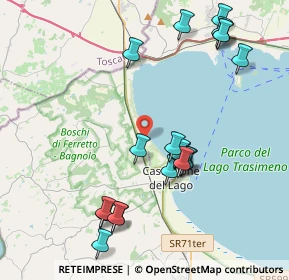 Mappa Via Trasimeno I, 06061 Castiglione del Lago PG, Italia (4.5715)