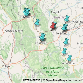 Mappa Via Carlo Crivelli, 62032 Camerino MC, Italia (17.85158)
