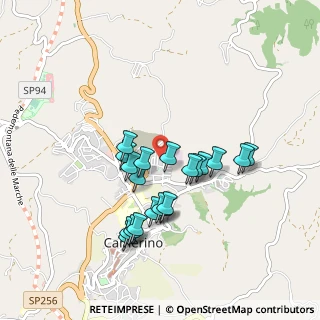 Mappa Via Carlo Crivelli, 62032 Camerino MC, Italia (0.8255)