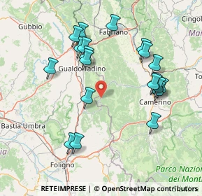 Mappa Località Poggio Sorifa, 06025 Nocera Umbra PG, Italia (16.385)
