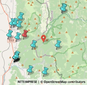 Mappa Località Poggio Sorifa, 06025 Nocera Umbra PG, Italia (5.791)